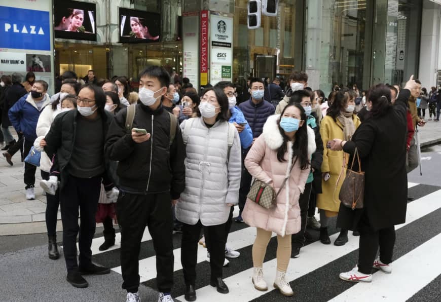 En az 400.000 Çinli yolcunun Mart ayının sonuna kadar Japonya ziyaretlerini iptal etmesi bekleniyor