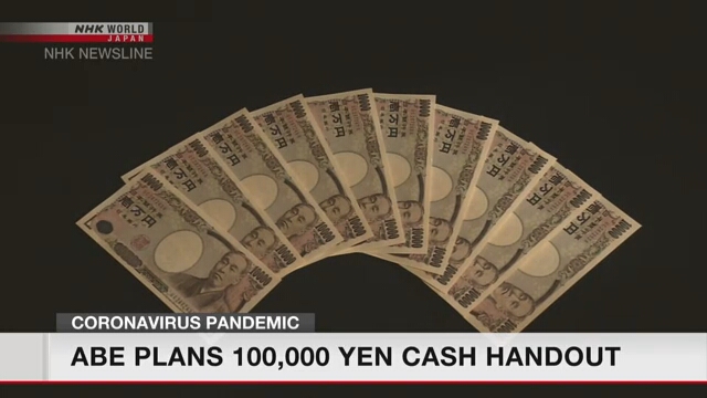 Abe nakit 100.000 Yen yardım paketi planlıyor